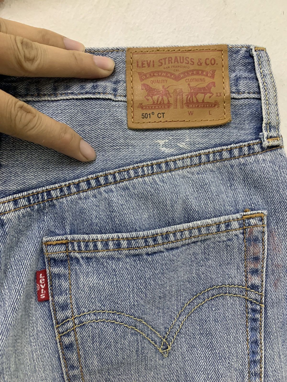 Beams Plus × Levi's Rare Levis 501 CT X Beams 40th Anniversary Selvedge Size US 28 / EU 44 - 5 Thumbnail