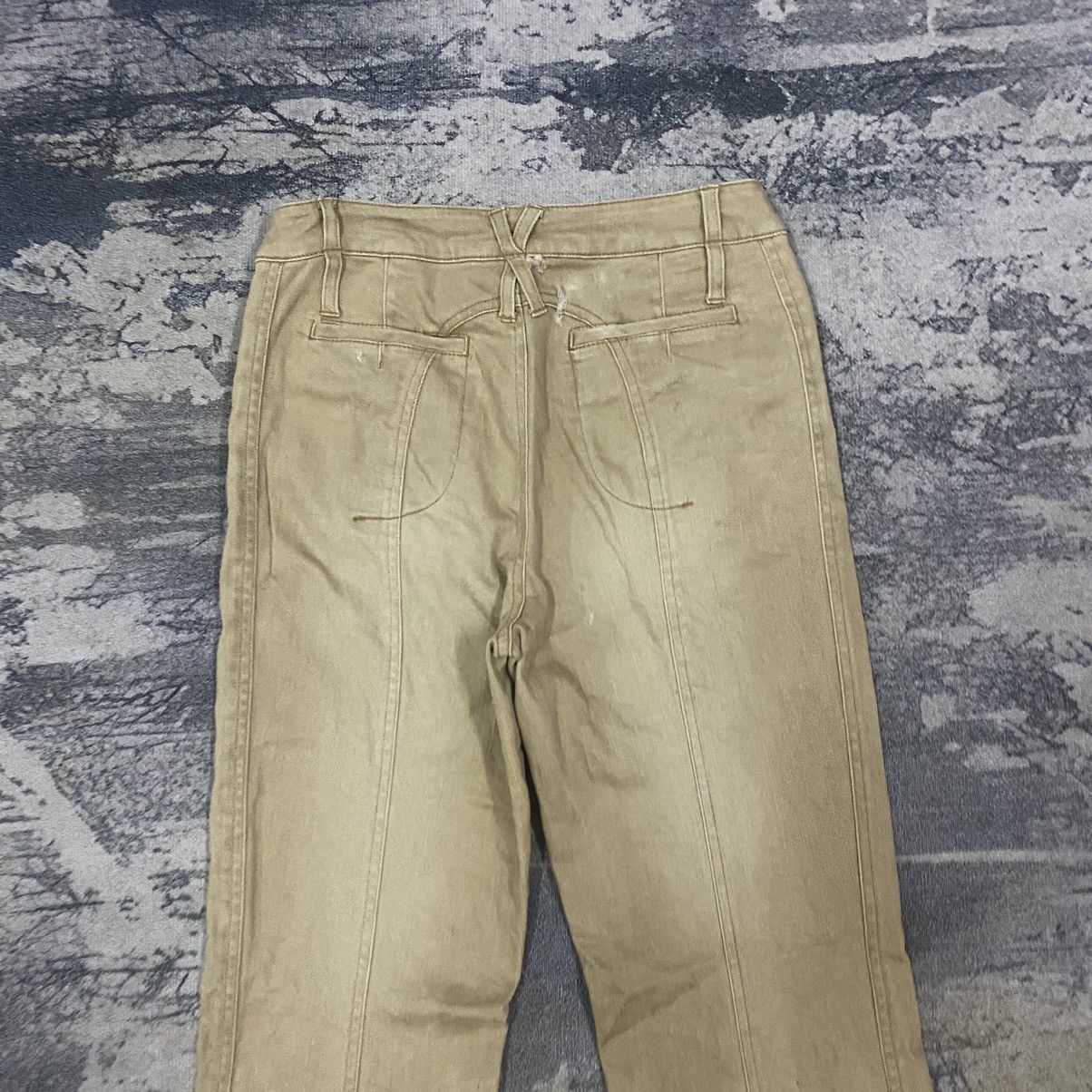 14th Addiction × Japanese Brand Eterno Bellezza Multi Plaid Flare Pants Size 27" / US 4 / IT 40 - 8 Thumbnail