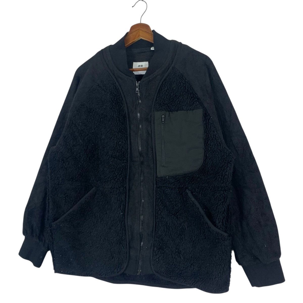 Uniqlo × Vintage × White Mountaineering Vintage Uniqlo White Mountaineering Black Zipper Jacket Size US M / EU 48-50 / 2 - 3 Thumbnail
