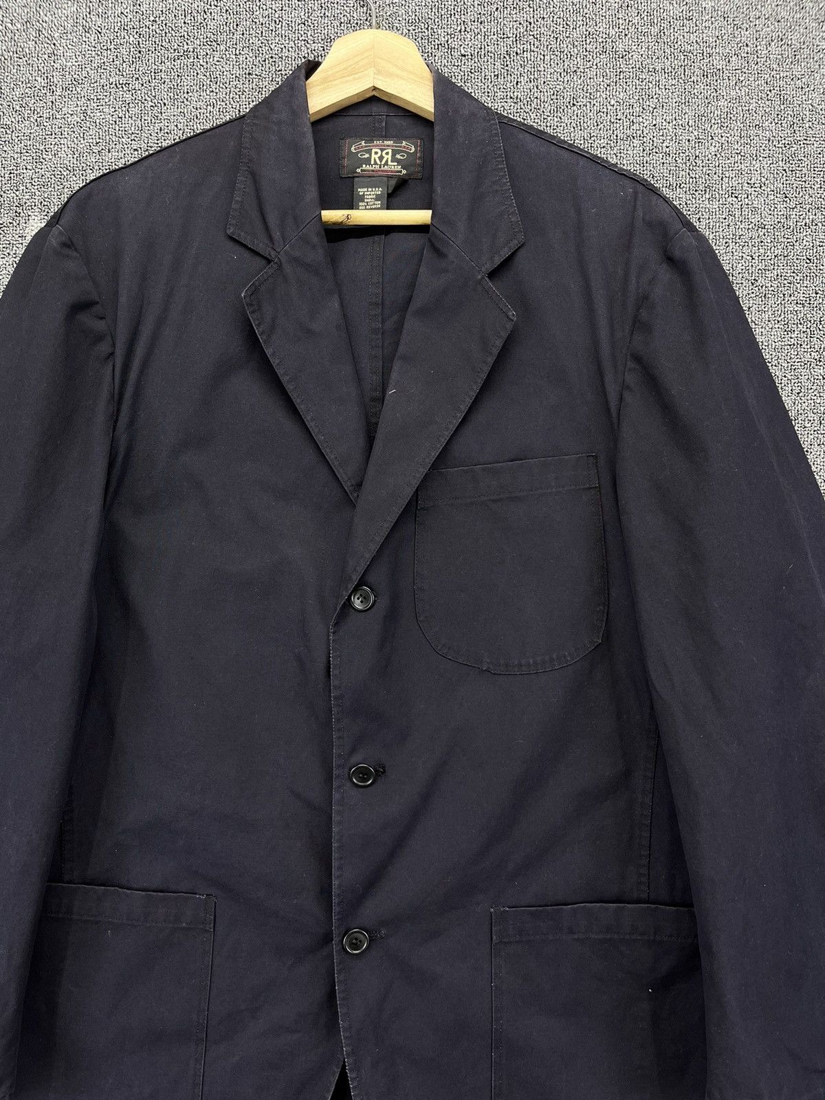 RRL Ralph Lauren Vintage Double RRL Ralph Lauren Cotton Coat Jacket Size US S / EU 44-46 / 1 - 5 Thumbnail