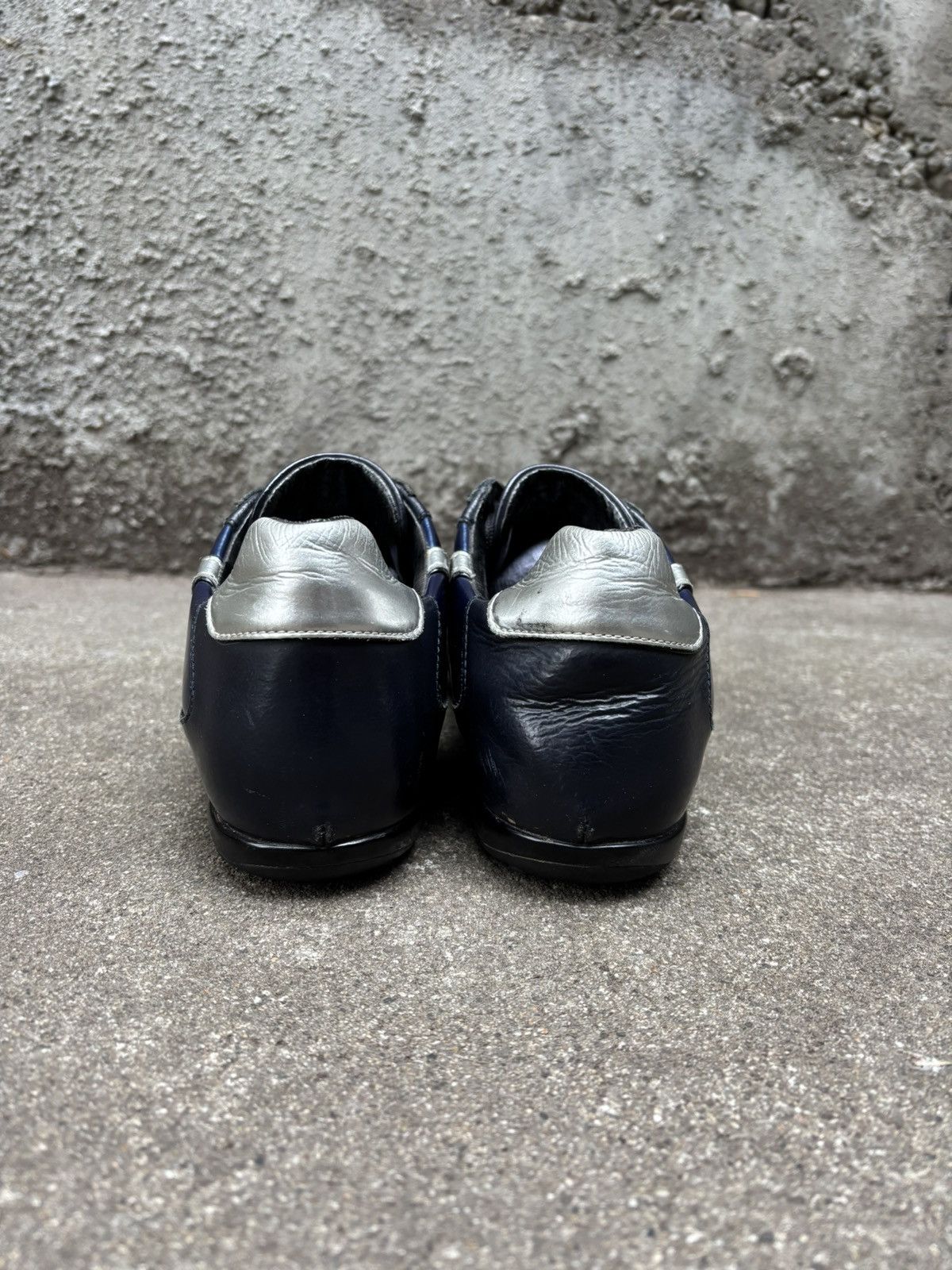 Dirk Bikkembergs Vintage Dirk Bikkembergs navy blue and silver trainers Size US 8 / EU 41 - 6 Thumbnail
