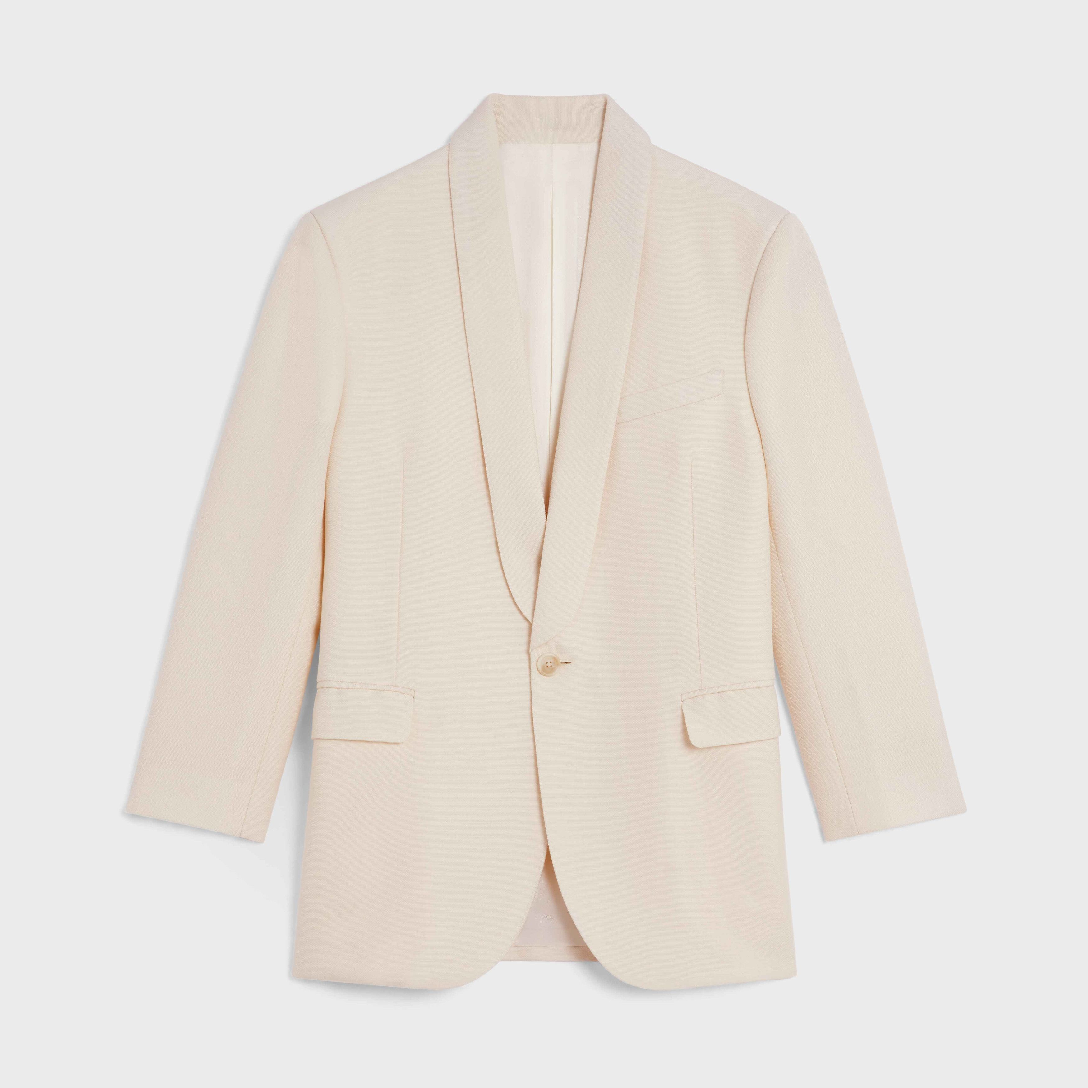 Celine o1bcso1str0225 2V28N079S Boxy Jacket in Beige Size US M / EU 48-50 / 2 - 1 Thumbnail