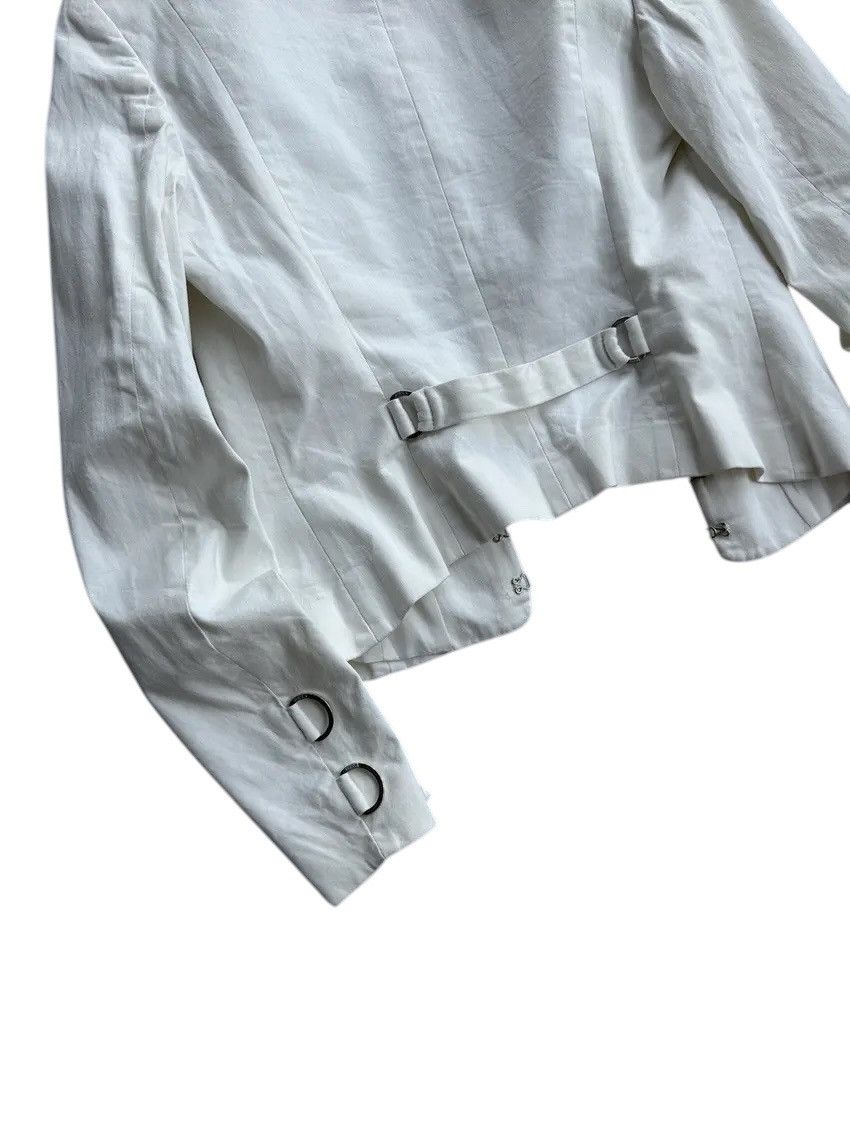 Versus Versace × Vintage Vintage Versus Versace Woman White Blazer Jacket Size S / US 4 / IT 40 - 13 Thumbnail