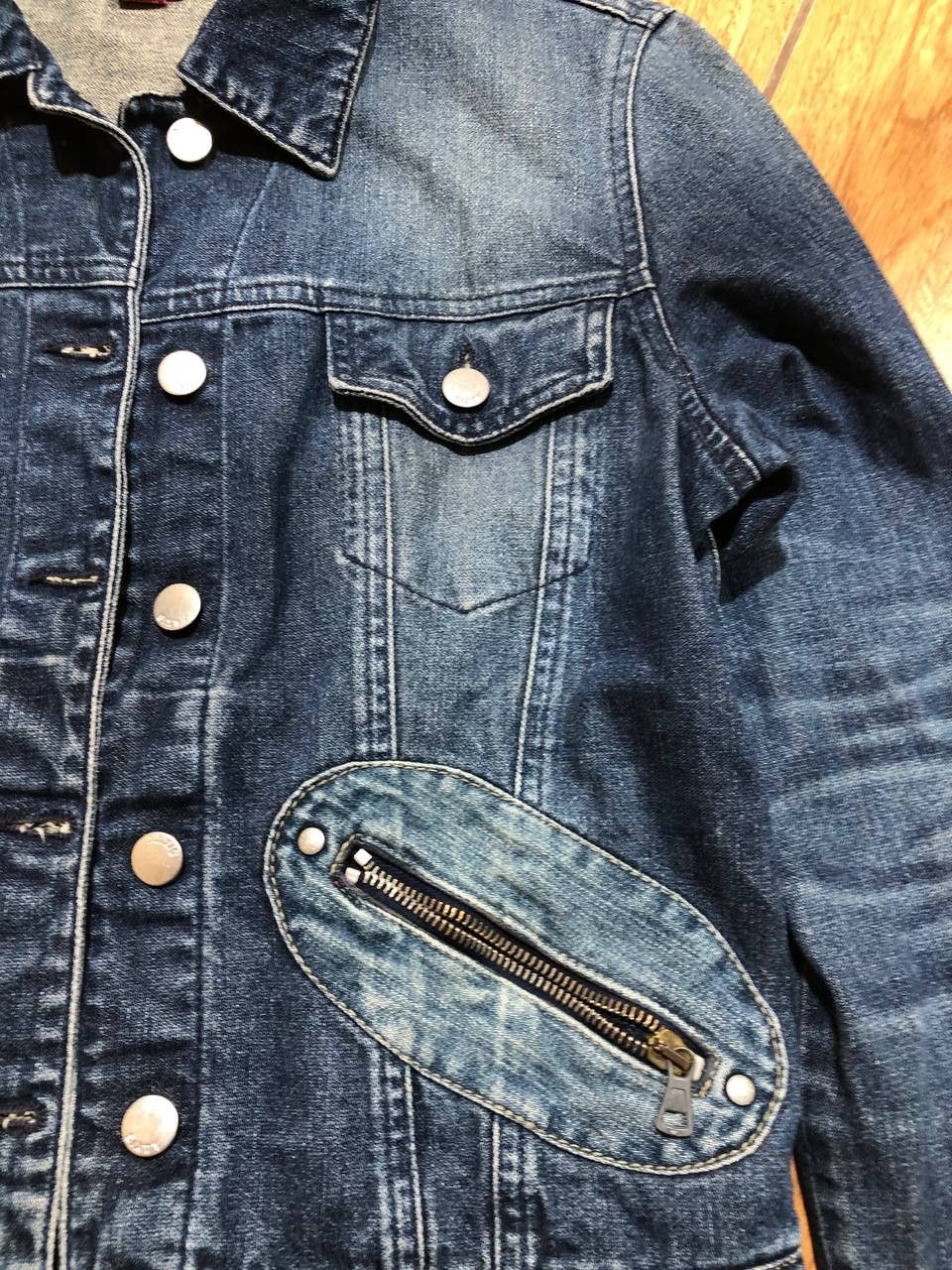 Miss Sixty Miss Sixty Denim Jacket Blue Hip Hop Streetwear 90s Y2K Size M / US 6-8 / IT 42-44 - 15 Thumbnail