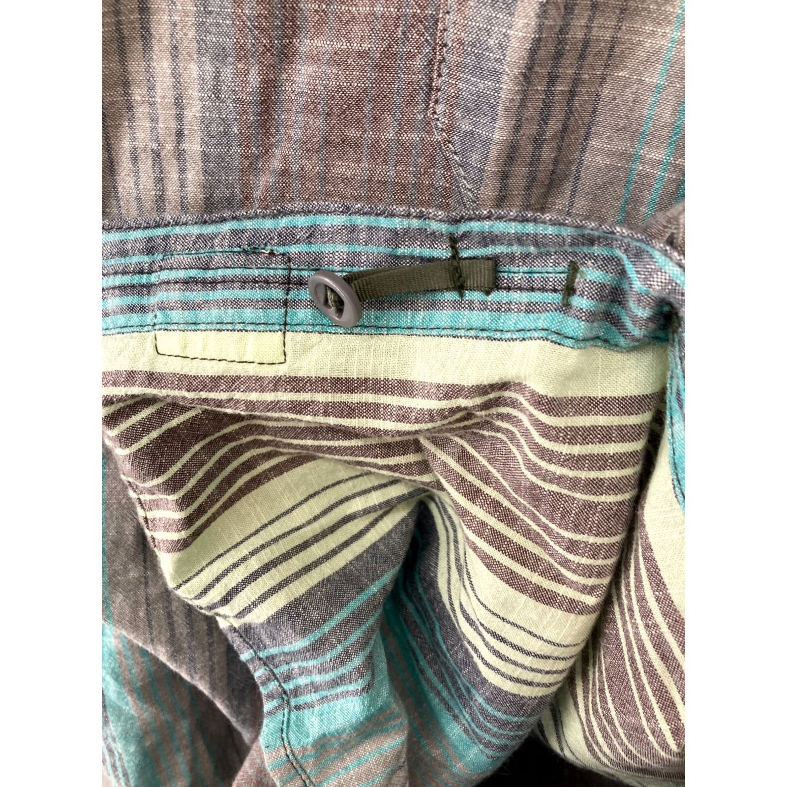 Vintage Woolrich Shirt 2XL Striped Button-Up Outdoor Casual Mens Shirt IIIOh? Size US XXL / EU 58 / 5 - 7 Thumbnail