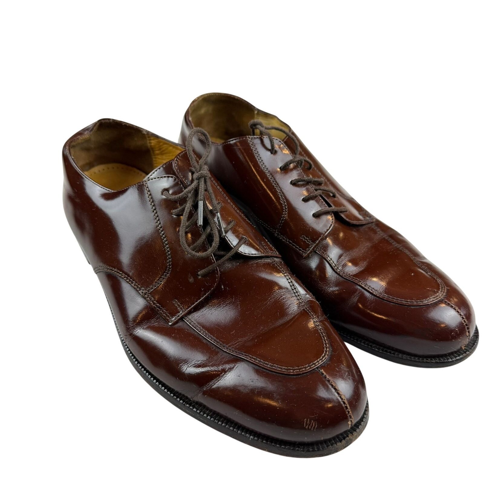 Cole Haan Cole Haan Men's 10.5D Brown Oxford Dress Shoes Size US 10.5 / EU 43-44 - 2 Thumbnail