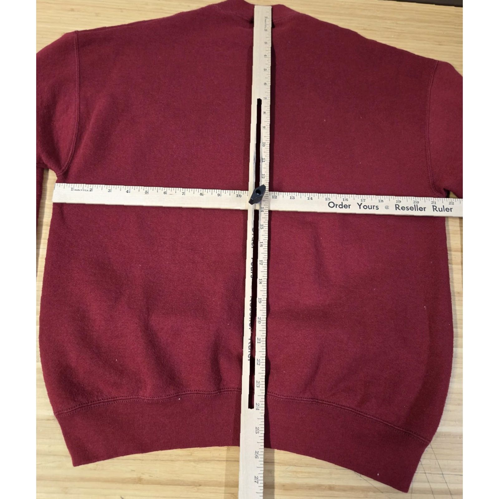 Fruit Of The Loom VINTAGE Fruit of the Loom Sweatshirt Mens Large Burgundy Arizona Crewneck 90s Size US L / EU 52-54 / 3 - 7 Thumbnail
