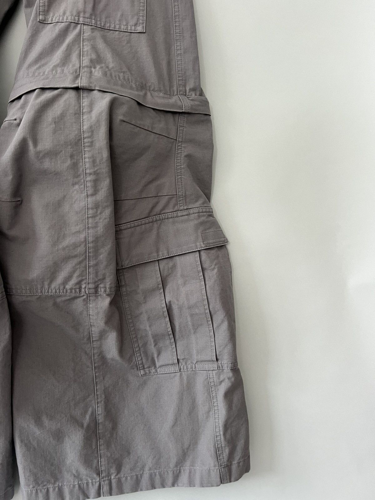 Balenciaga Balenciaga Grey Flared Cargo Pants Size US 38 / EU 54 - 3 Thumbnail
