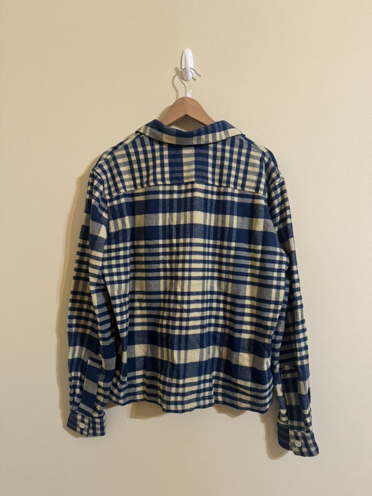 Bode Bode New Putnam Plaid Shirt Jacket Button Up Blue S/M Size US M / EU 48-50 / 2 - 6 Thumbnail