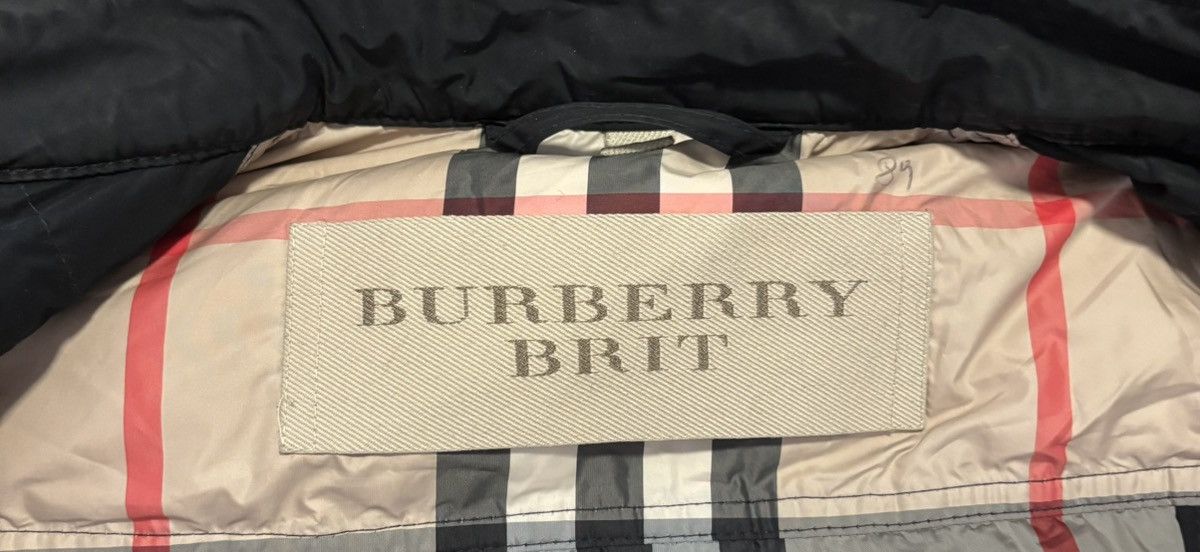 Burberry Burberry Brit Long Down Luxury Coat Size S / US 4 / IT 40 - 5 Thumbnail