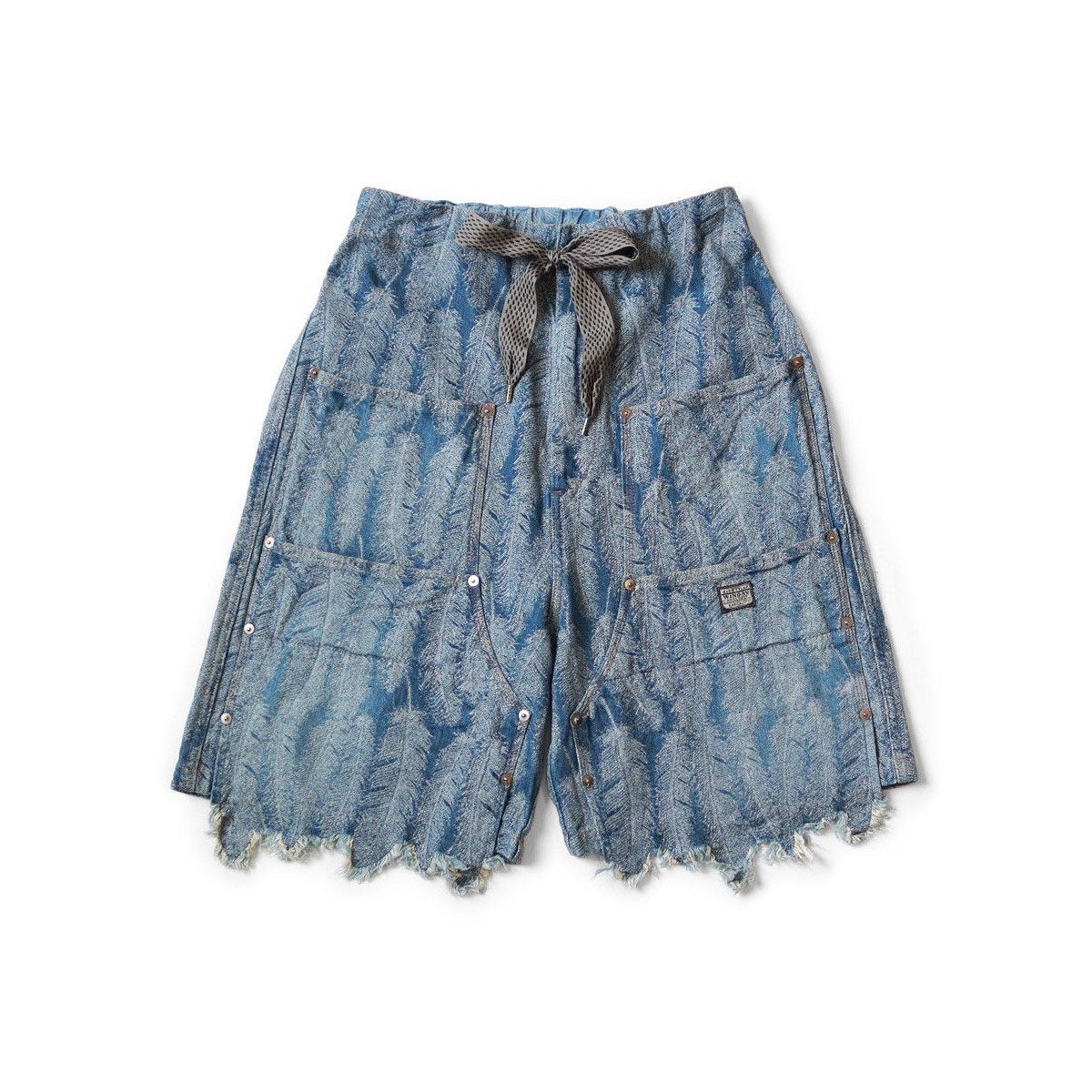 Kapital Kapital 12oz Magpie Denim W Knee Easy Shorts pants size2 Size US 32 / EU 48 - 1 Thumbnail