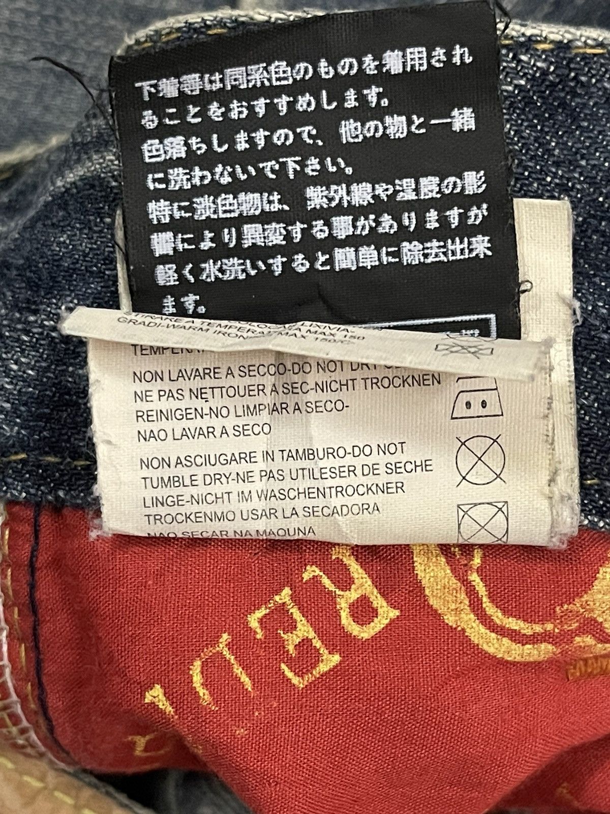 14th Addiction Vintage Japanese Brand Blue Thunder Wash Style Bootcut Jeans Size US 29 - 9 Thumbnail