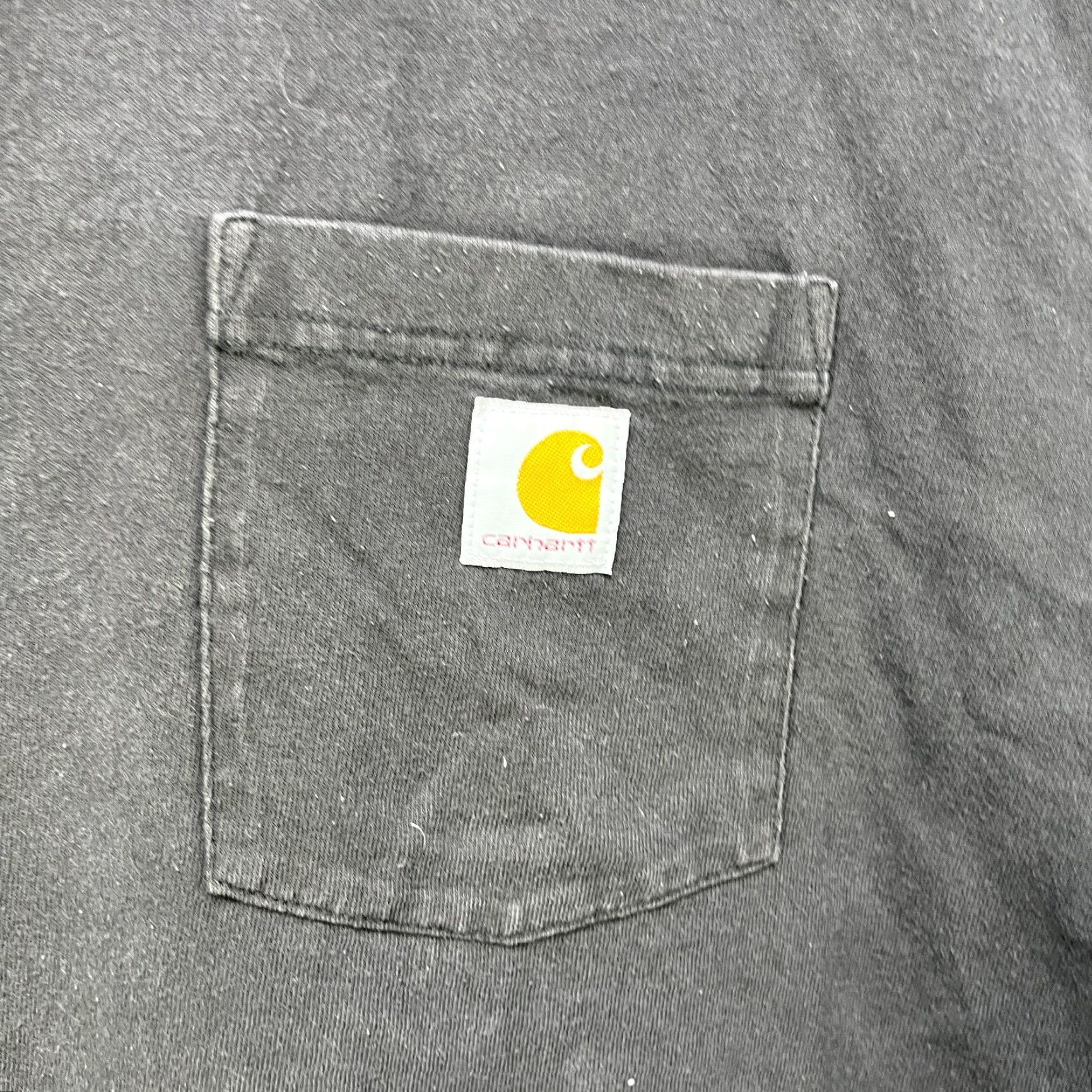 Carhartt VINTAGE Carhartt Sun Faded Black Pocket T Shirt Large Size US L / EU 52-54 / 3 - 3 Thumbnail