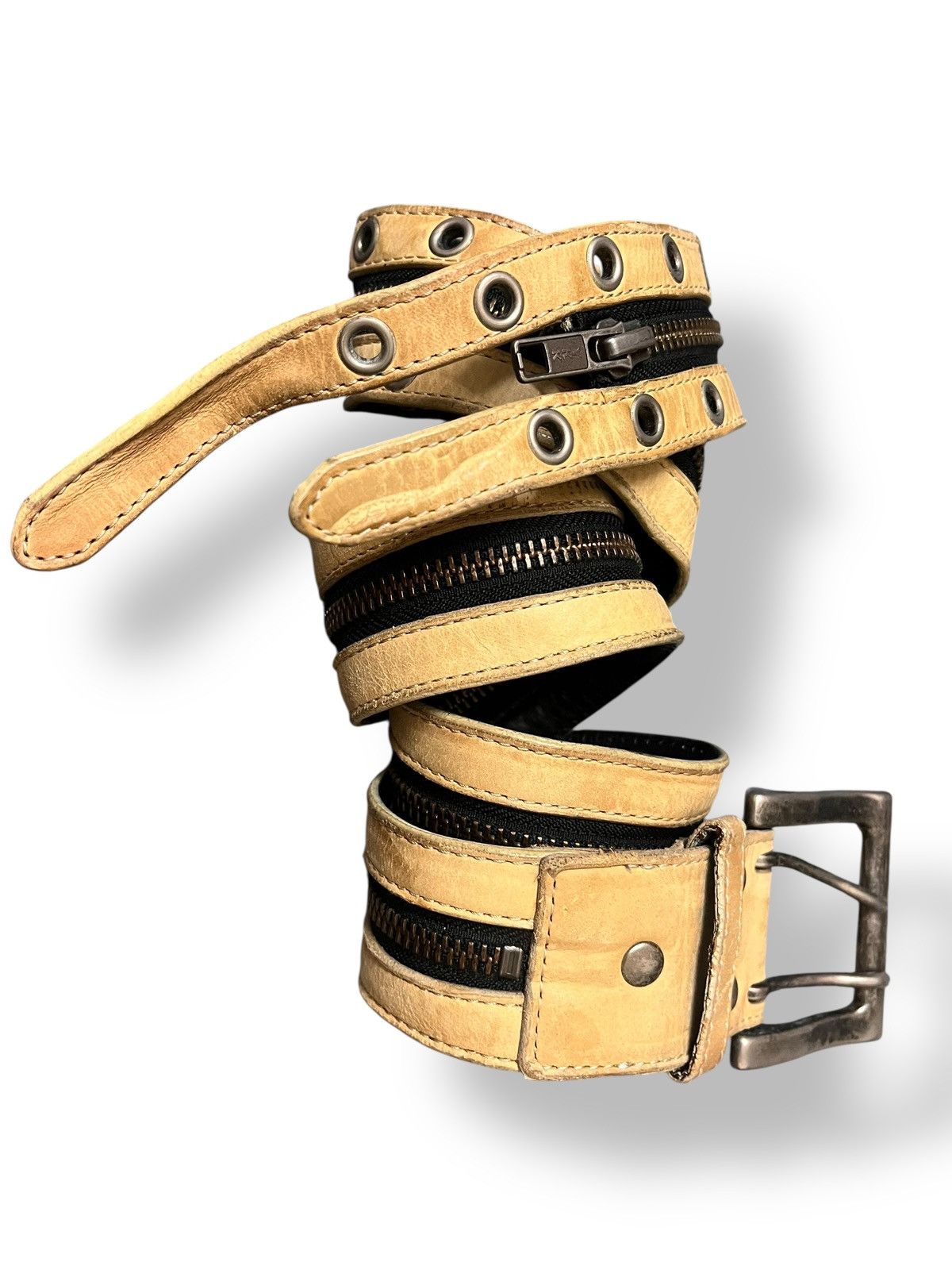 If Six Was Nine Japanese Brand Rupert Segment Belt Size ONE SIZE - 13 Thumbnail