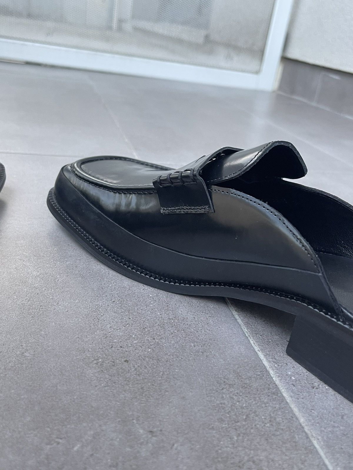 Misbhv !DS! SS23 Misbhv Brutalist Slip On Black Loafers Size US 11 / EU 44 - 15 Thumbnail