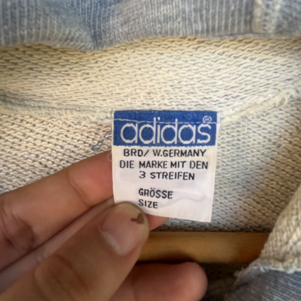 Other Vintage Adidas Small Embroidery Grey Pullover Jumper Size M Size US M / EU 48-50 / 2 - 6 Thumbnail