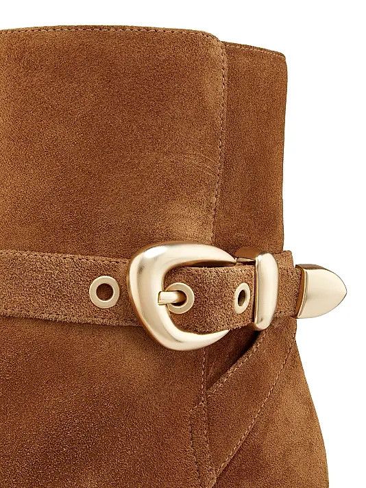 Stuart Weitzman os11x0326 Maven Suede Booties in Dark Brown Size US 11 / IT 41 - 5 Thumbnail