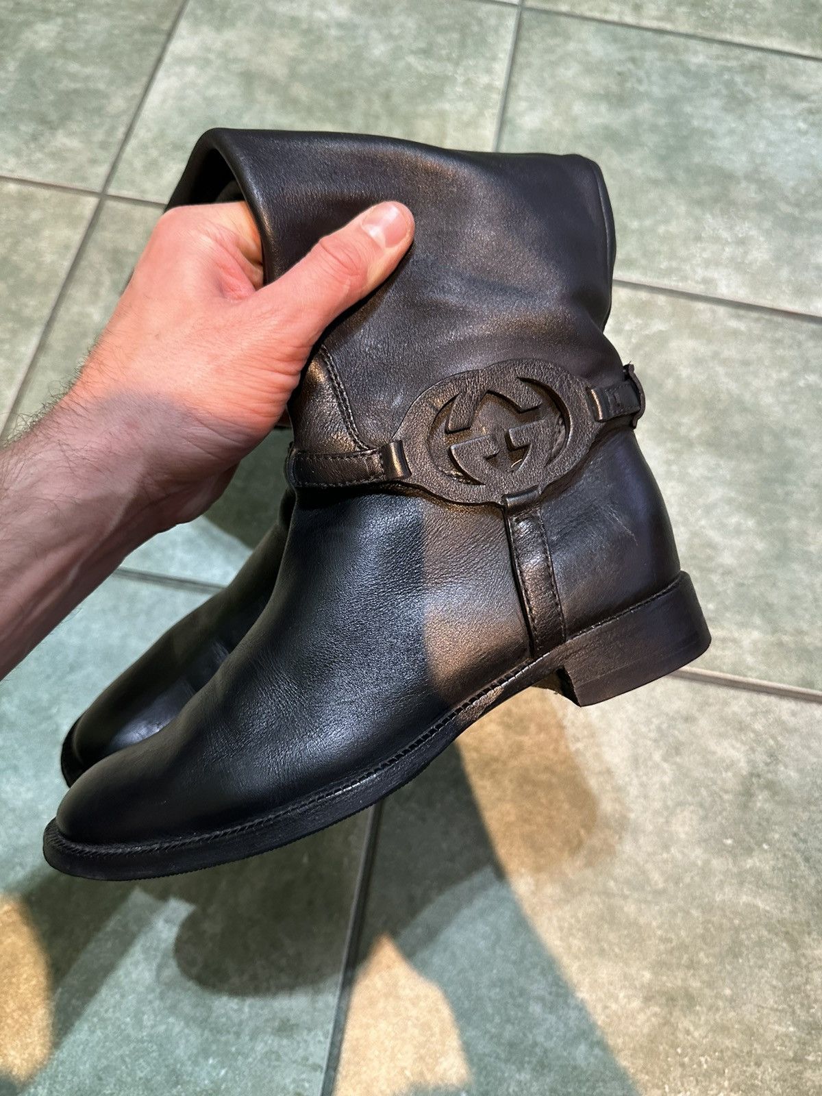 Cowboy Equipment × Gucci Gucci cowboy womens leather boots size 35 Size US 5 / IT 35 - 9 Thumbnail