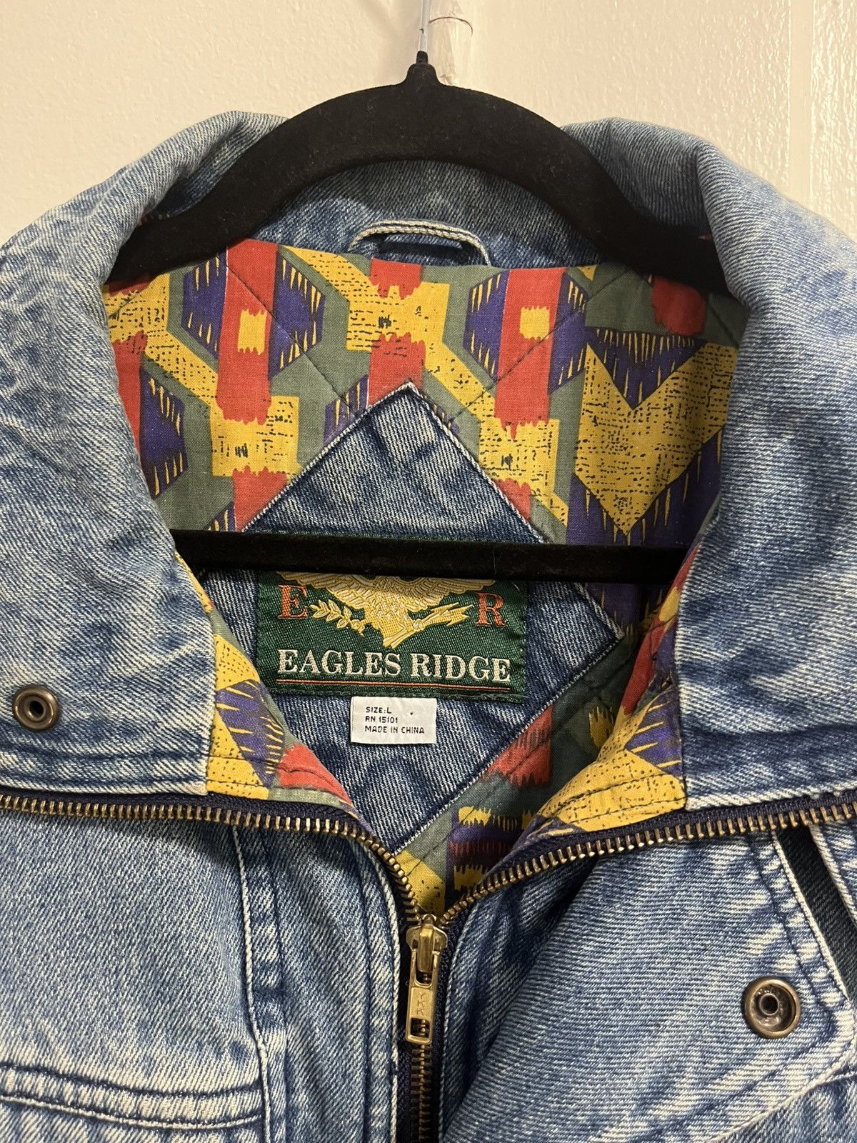 Vintage Vintage Denim Jacket Size US L / EU 52-54 / 3 - 3 Thumbnail