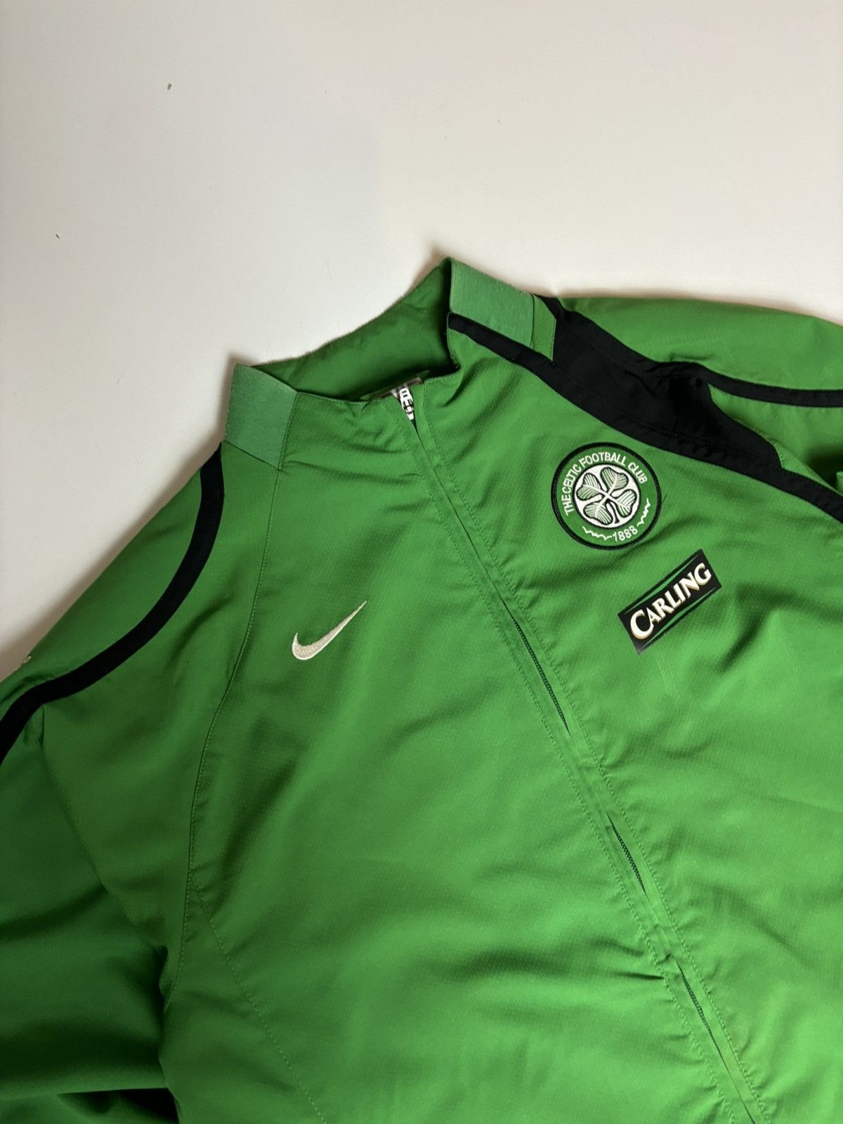 Nike × Vintage Nike Vintage y2k Jacket swoosh ⭐️RARE⭐️ Celtic green M Size US M / EU 48-50 / 2 - 4 Thumbnail
