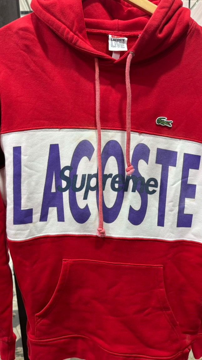 Supreme Supreme Lacoste Hoodie Size US L / EU 52-54 / 3 - 4 Thumbnail