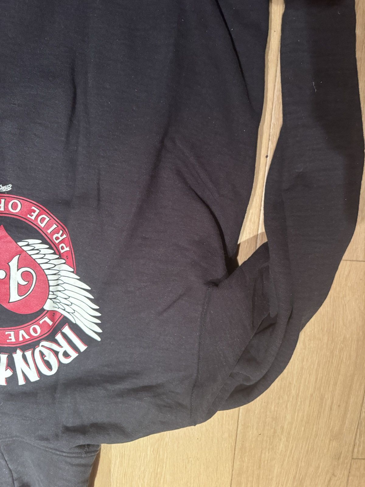 Iron Heart 14oz Ultra Heavyweight Loopwheel Cotton Zip Up Hoodie - Blk Size US XXL / EU 58 / 5 - 6 Thumbnail