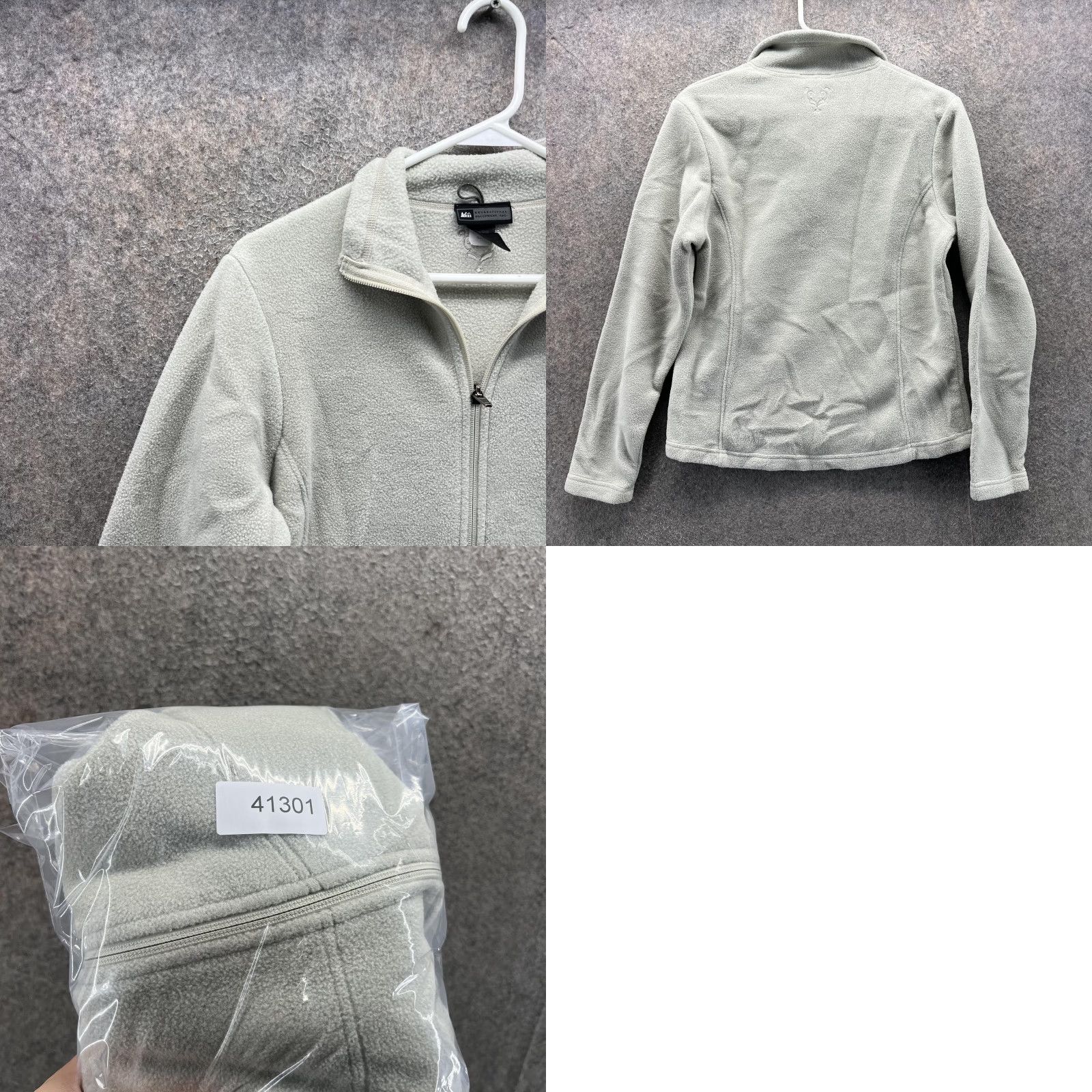 Vintage REI Fleece Jacket Womens Small Green Full Zip Pockets Outdoor Warm"} Size S / US 4 / IT 40 - 8 Thumbnail