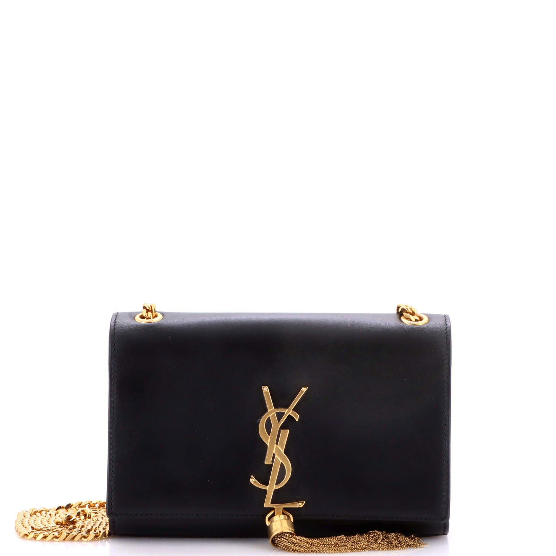 Saint Laurent Paris Classic Monogram Tassel Crossbody Bag Size ONE SIZE - 1 Thumbnail
