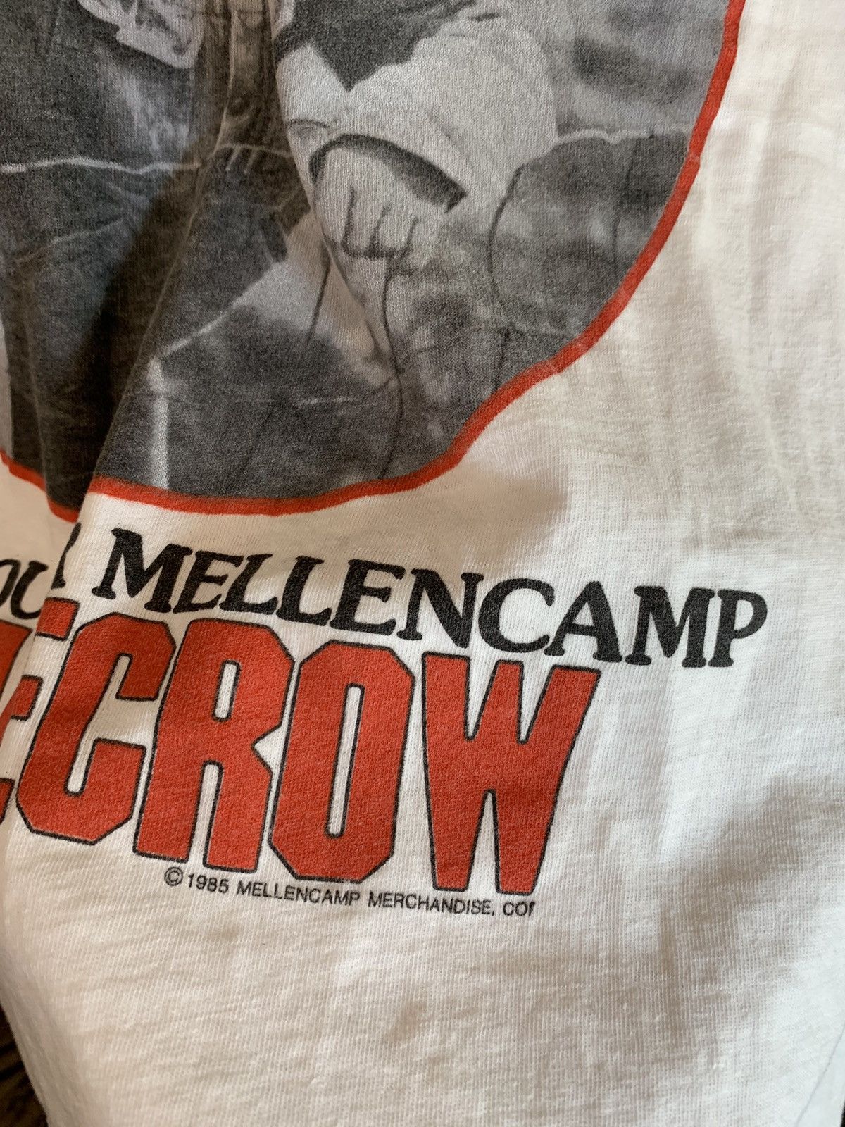 Band Tees × Vintage *RARE* Vintage 1985 John Cougar Mellencamp Scarecrow T-Shirt Size US M / EU 48-50 / 2 - 6 Thumbnail