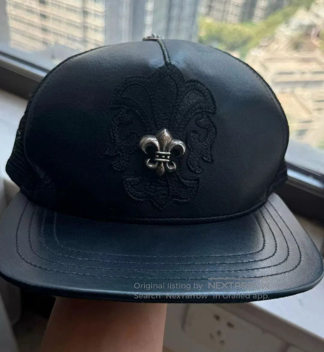 Chrome Hearts chrome hearts leather army flower cap. Size ONE SIZE - 1 Thumbnail