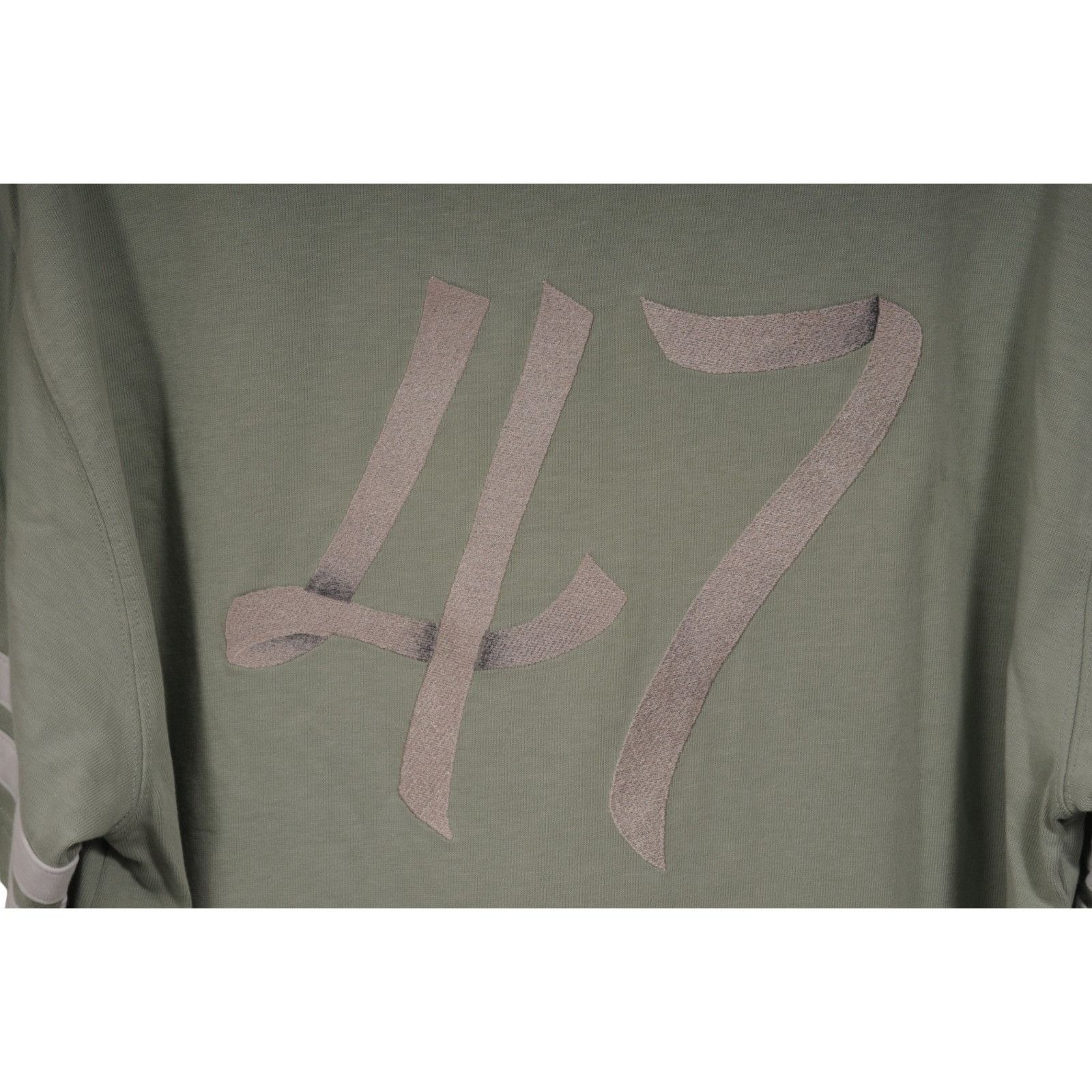 Dior 47 Logo T Shirt Mint Green Grey Cotton Size US M / EU 48-50 / 2 - 6 Thumbnail