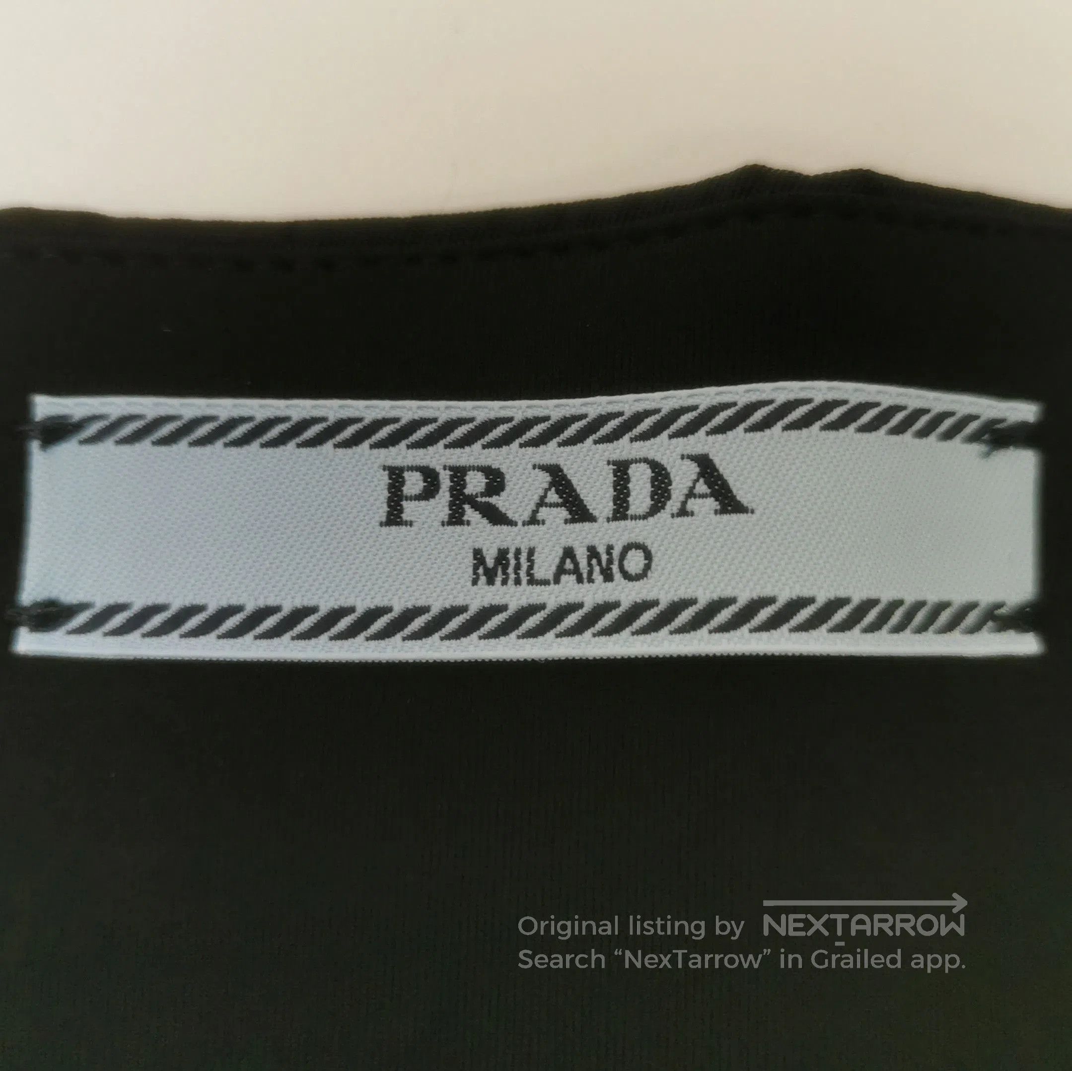 Prada Prada Black Logo Bandeau Top . Size M / US 6-8 / IT 42-44 - 6 Thumbnail