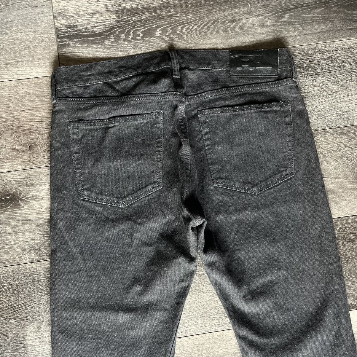 Ralph Lauren Black Label Ralph Lauren Black Label Dark Grey Slim Denim Jeans 33x32 Size US 33 - 3 Thumbnail
