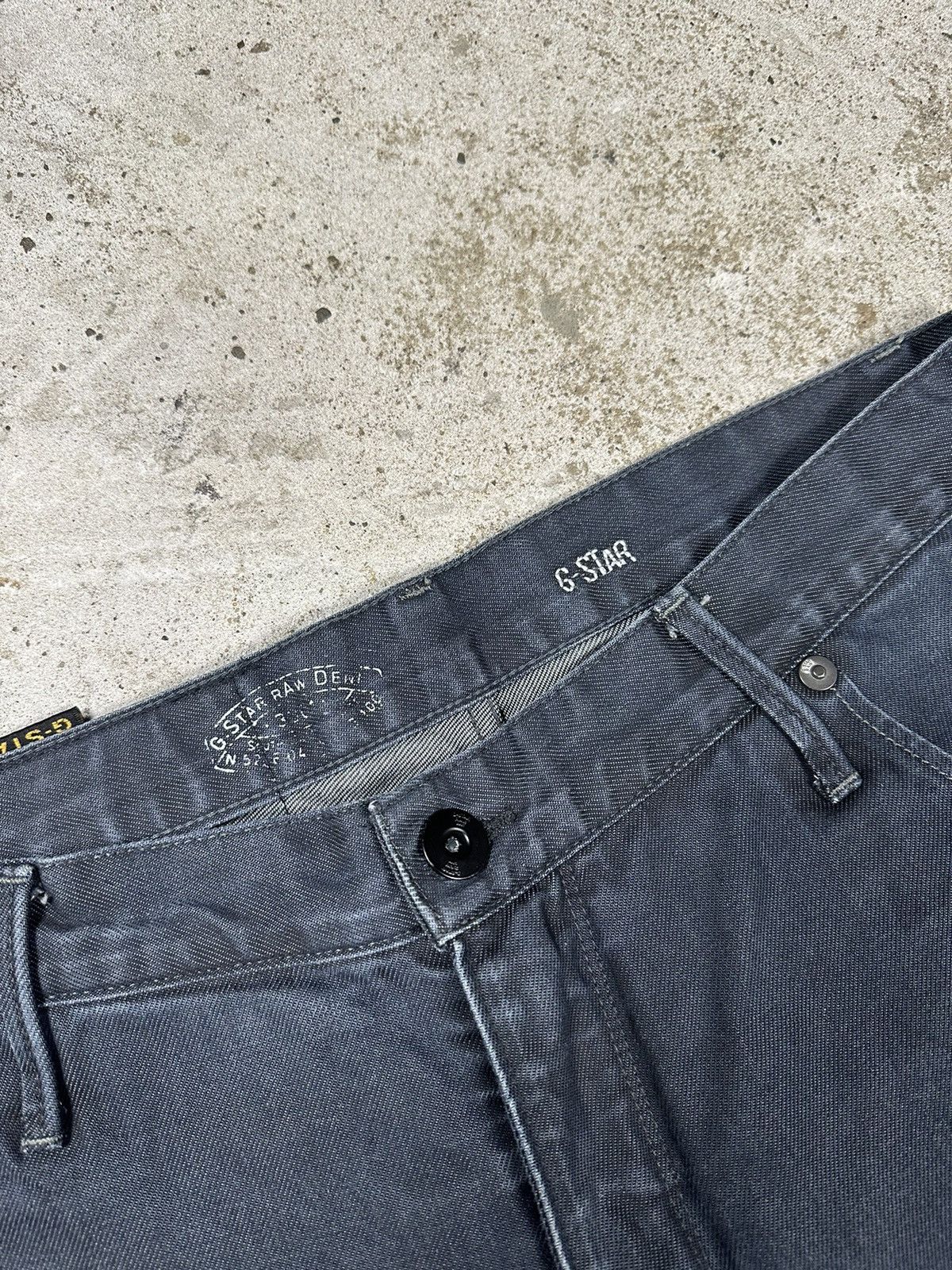 G-Star × Vintage Vintage Y2K G Star Raw Arc Loose Tapered 060 Embro Denim Size US 34 / EU 50 - 8 Thumbnail