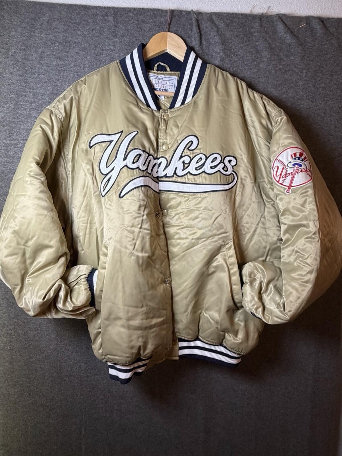 Starter Vintage STARTER New York Yankees Jacket 2XL Champagne New Size ONE SIZE - 1 Thumbnail