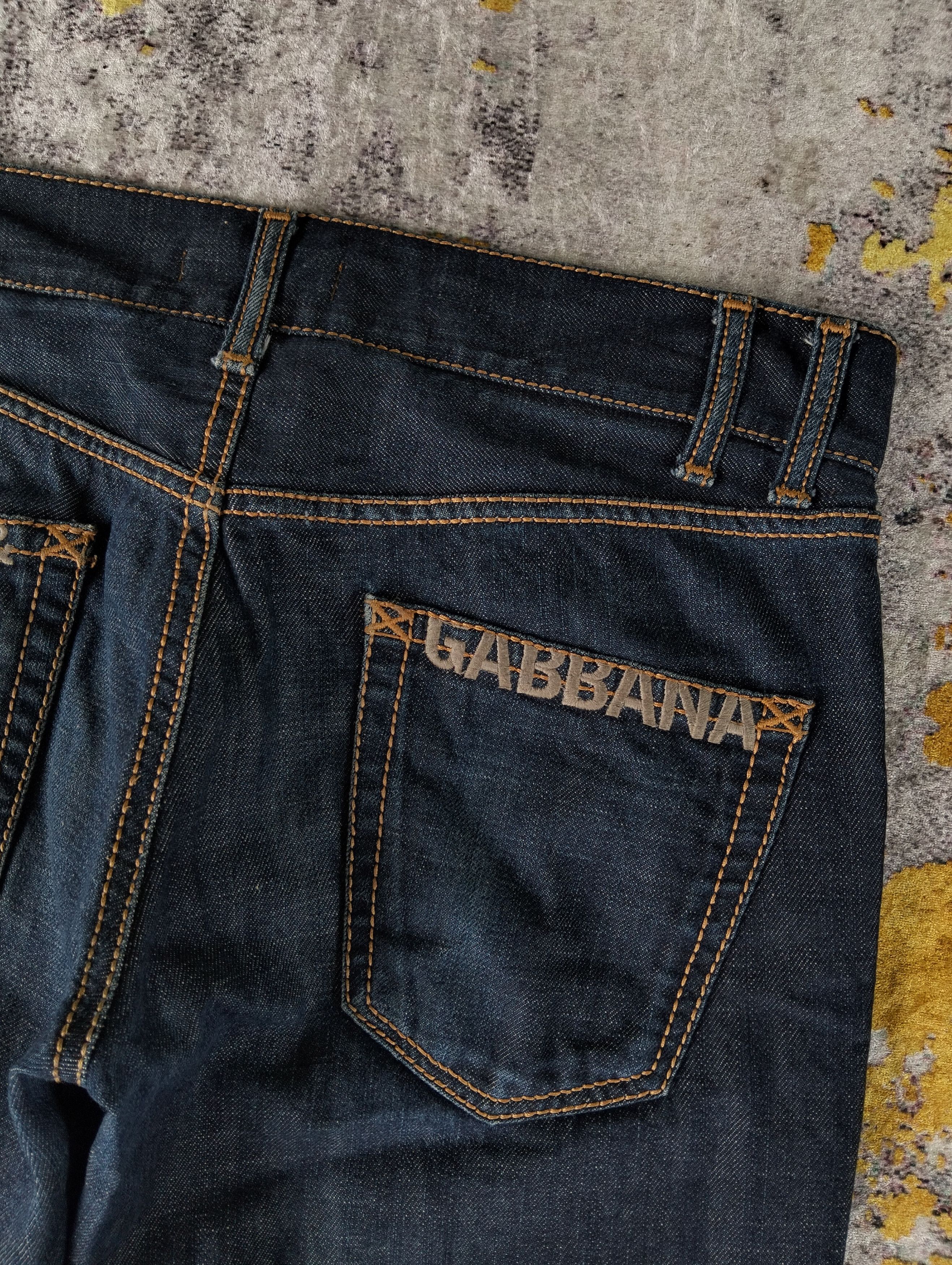 Dolce & Gabbana Vintage Dolce & Gabbana Embroidered ButtonFly Low Rise Jeans Size US 32 / EU 48 - 12 Thumbnail