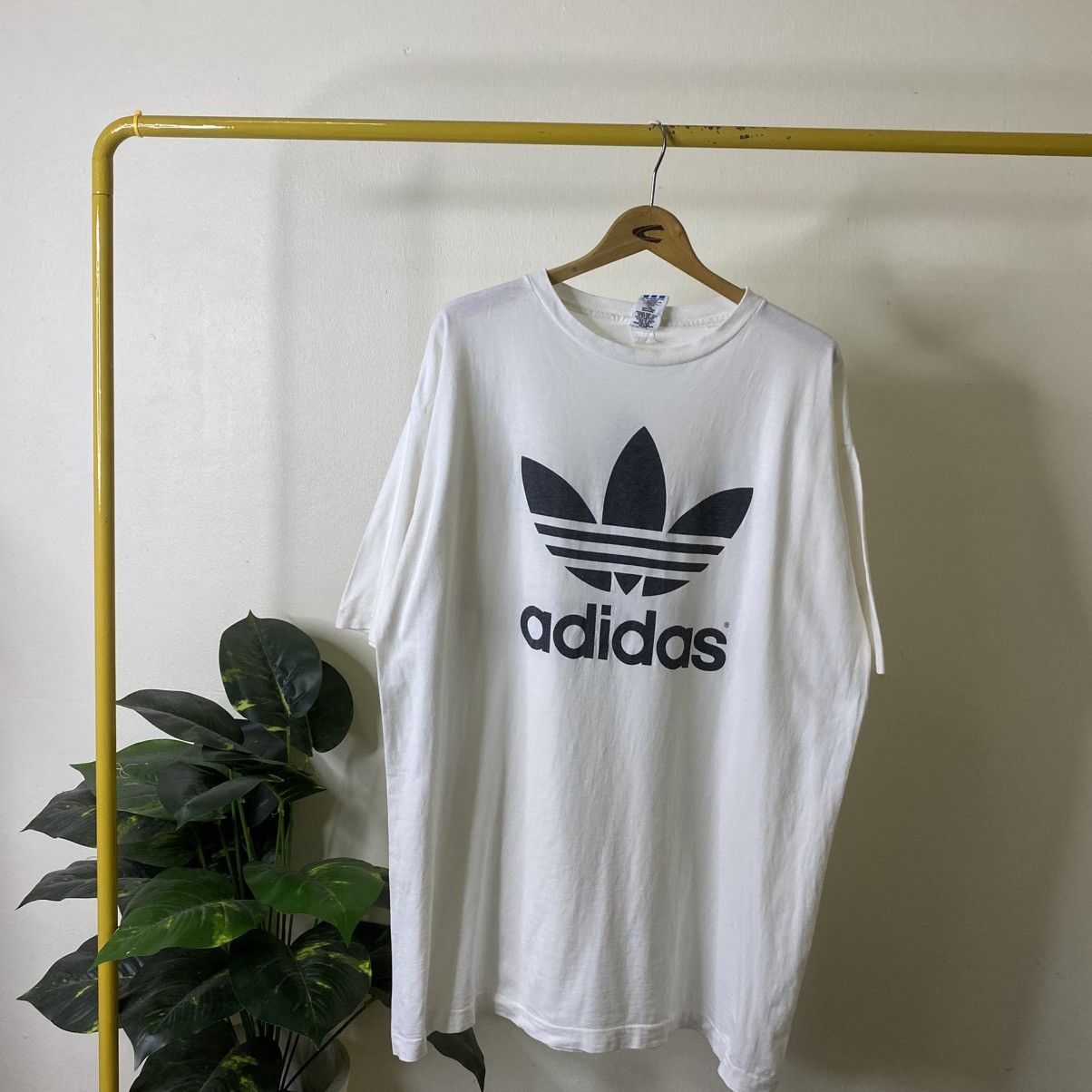 Adidas Vintage 1990s Adidas Double Sided Graphic T Shirt Size US XXL / EU 58 / 5 - 1 Thumbnail