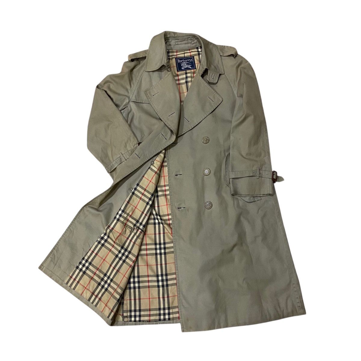 Burberry ☀️Vintage Burberrys double breasted trench coat Size US M / EU 48-50 / 2 - 1 Thumbnail