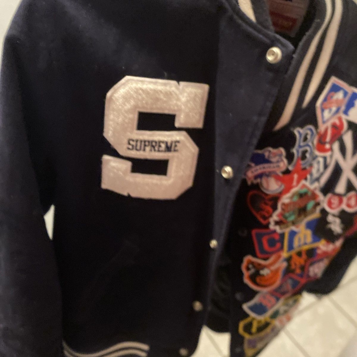 Supreme / New Era®/ MLB Varsity Jacket Supreme New Era MLB Varsity Jacket (SS20) - $328