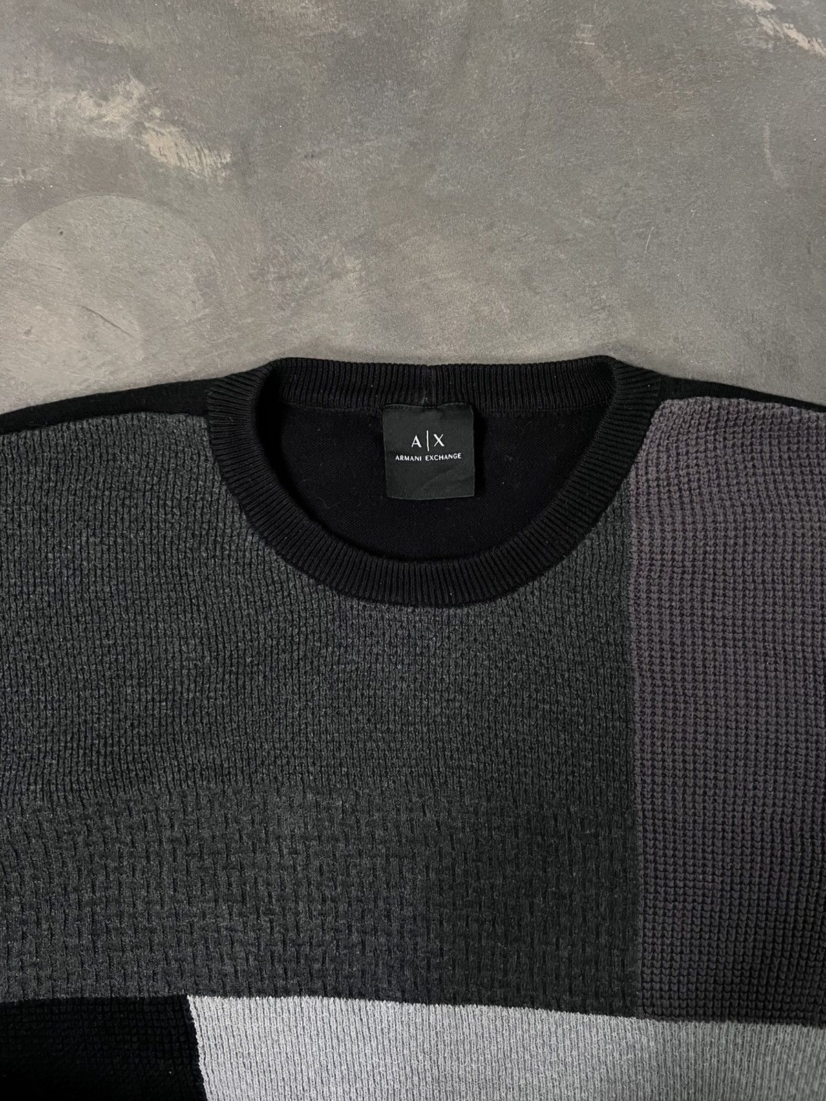 Armani Exchange Armani Exchange Color Block Knitwear Size US L / EU 52-54 / 3 - 5 Thumbnail