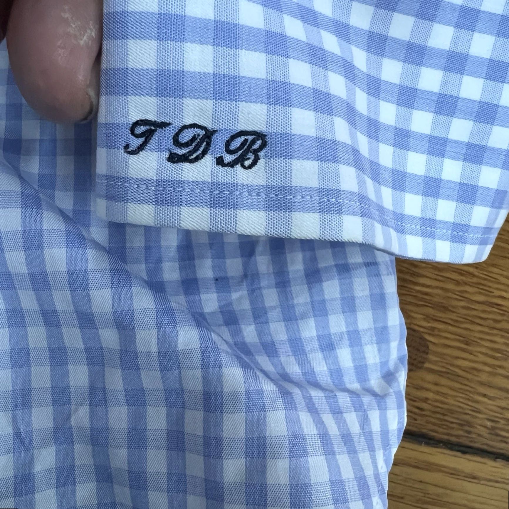 Vintage VINTAGE Apposta Men's Button-Down Shirt Casual Long Sleeve Cotton 4XL Blue Plaid Italy Size US XXL / EU 58 / 5 - 7 Thumbnail