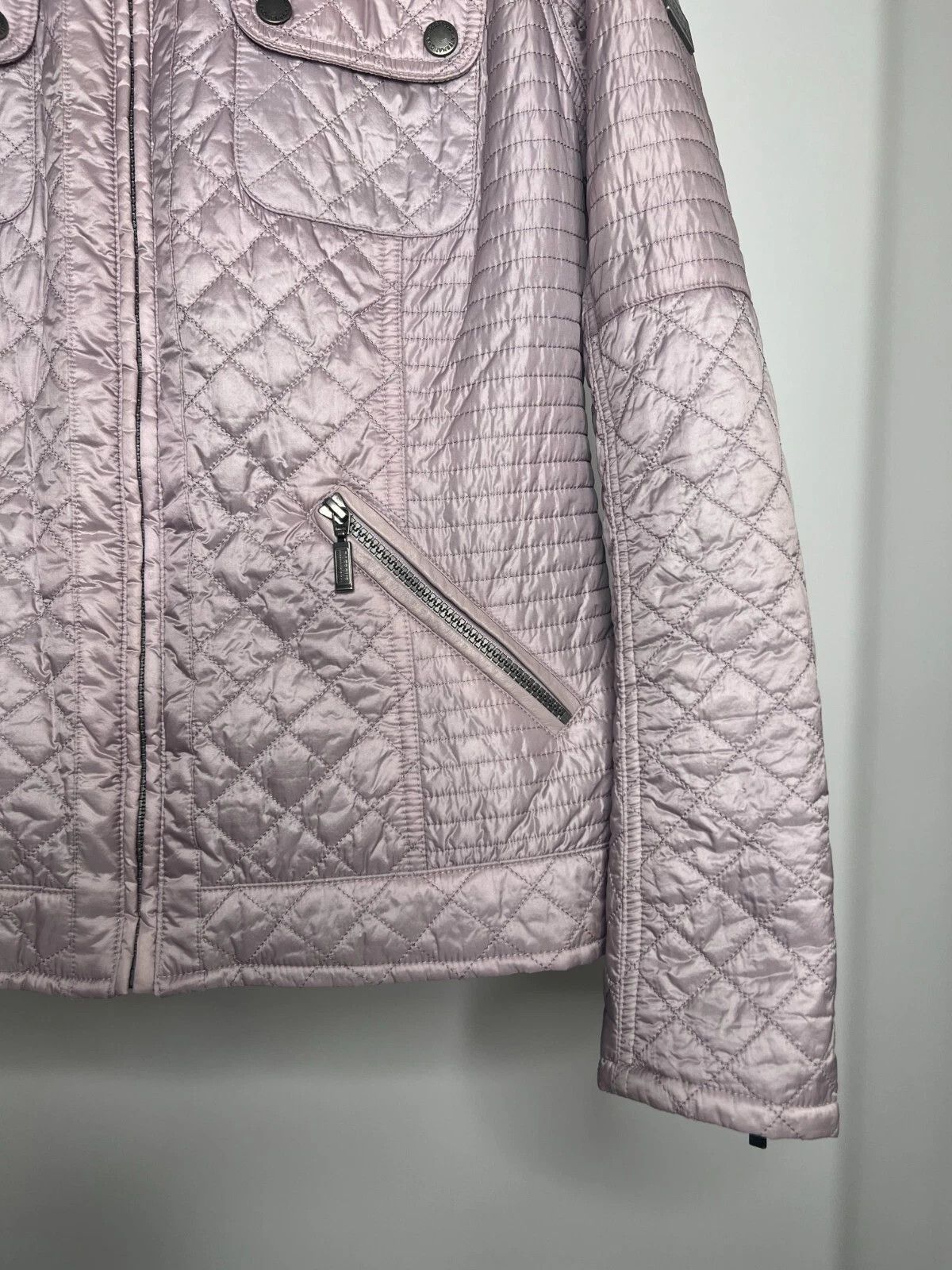 Barbour Barbour International Kleeton Quilted Pink Jacket Size XL / US 12-14 / IT 48-50 - 5 Thumbnail