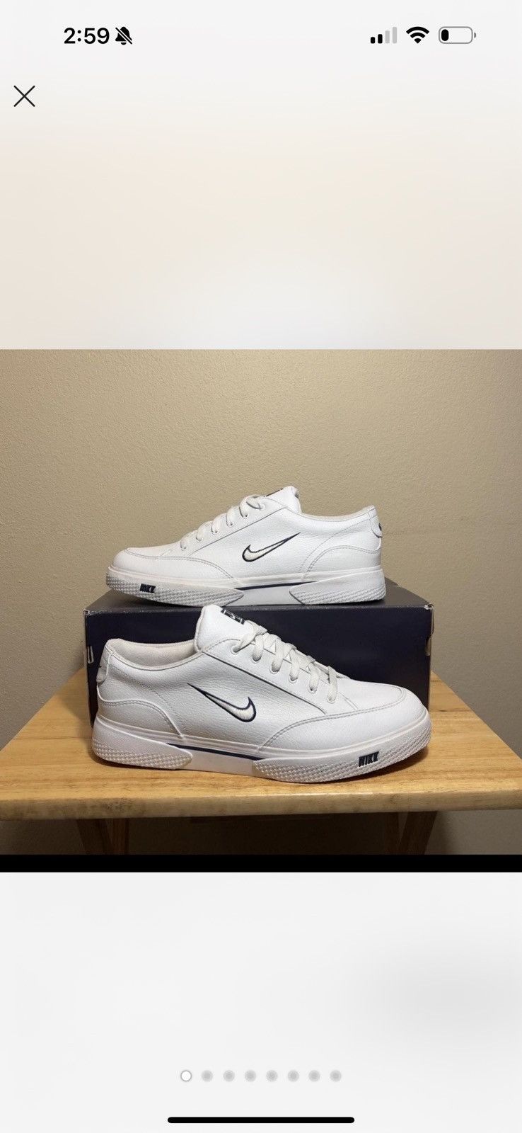 Nike Vintage Nike Court Leather Sneakers Size US 12 / EU 45 - 1 Thumbnail