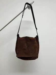 Prada Yohji Yamamoto YS for Men 90s Suede Crossbody Bag Size ONE SIZE - 5 Thumbnail