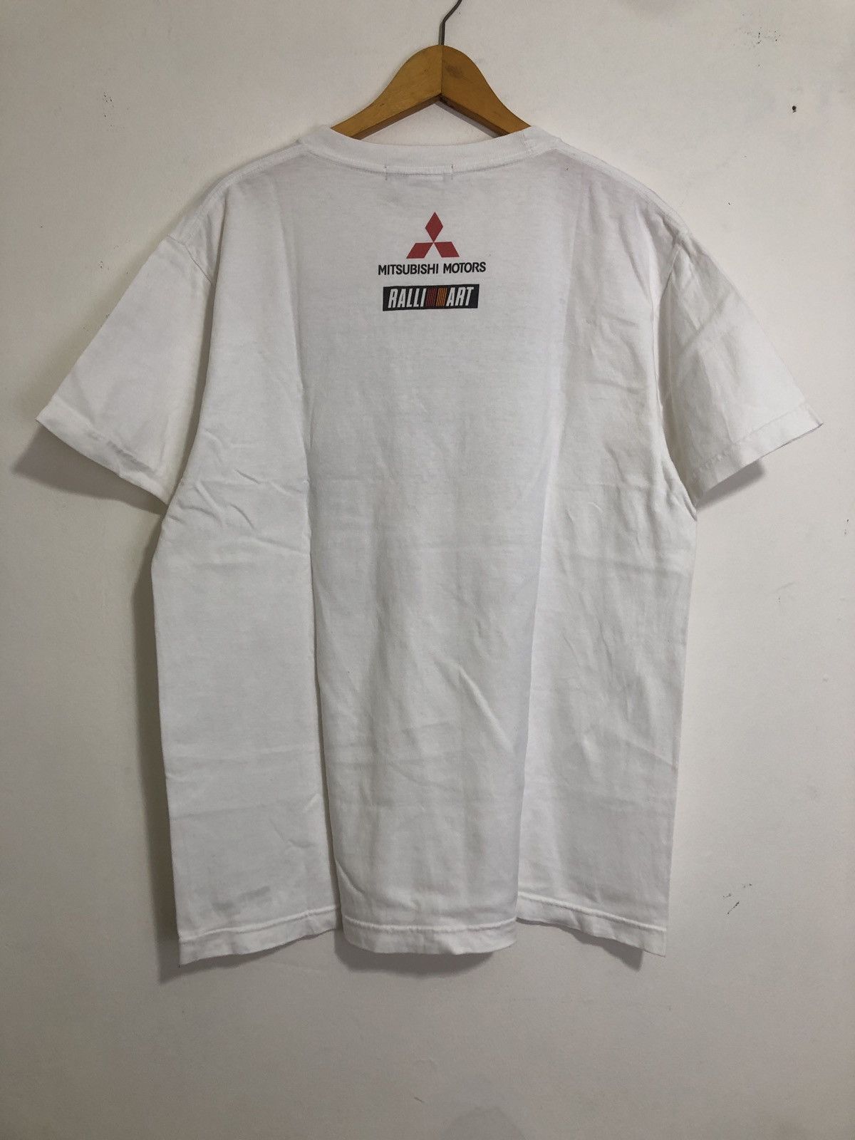 Vintage Vintage Dakar Pajero Mitsubishi Ralli art T-Shirt Size US L / EU 52-54 / 3 - 3 Thumbnail