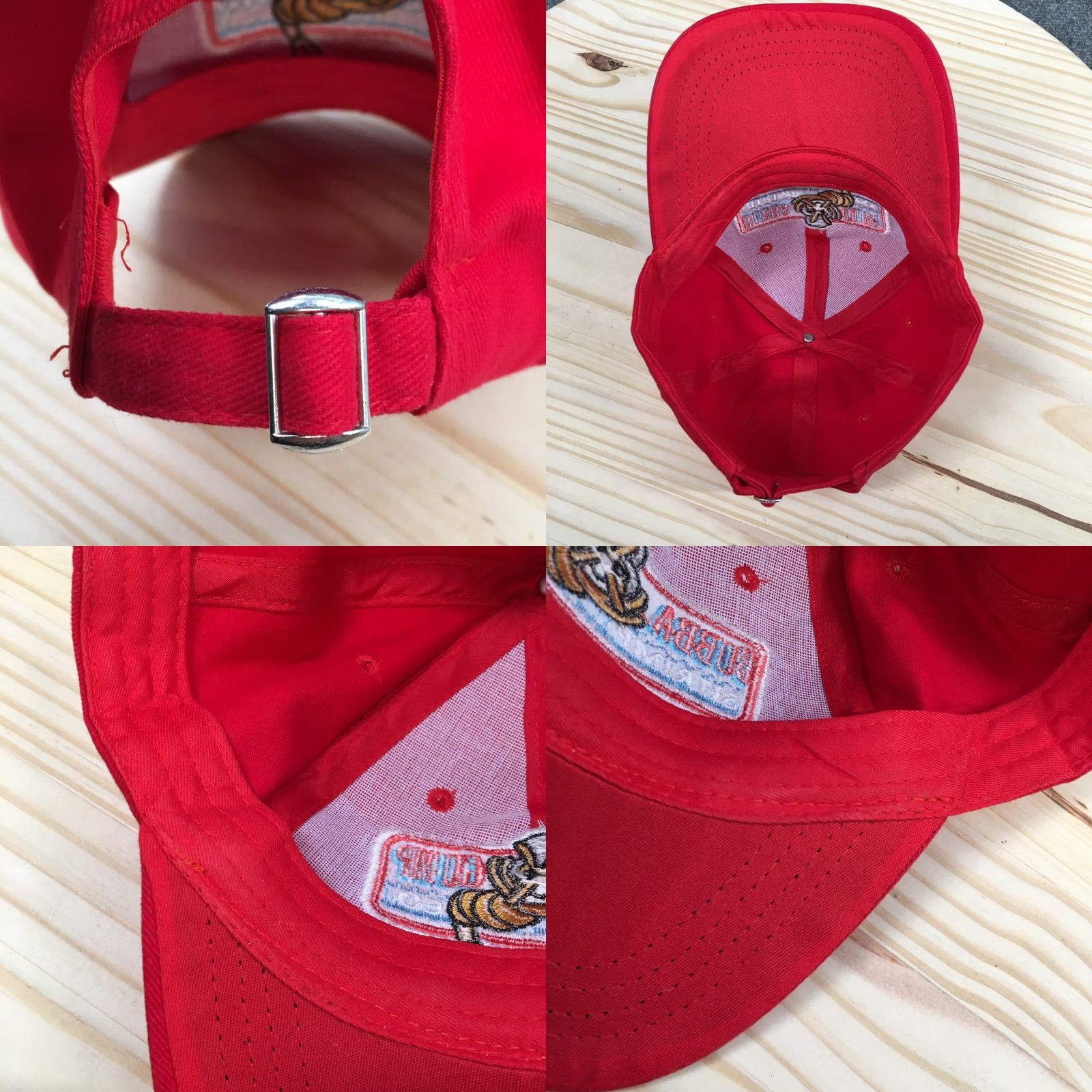 CO Bubba Gump Shrimp Co Baseball Cap Hat Mens OS Red Embroidered Logo Adjustable Size ONE SIZE - 8 Thumbnail