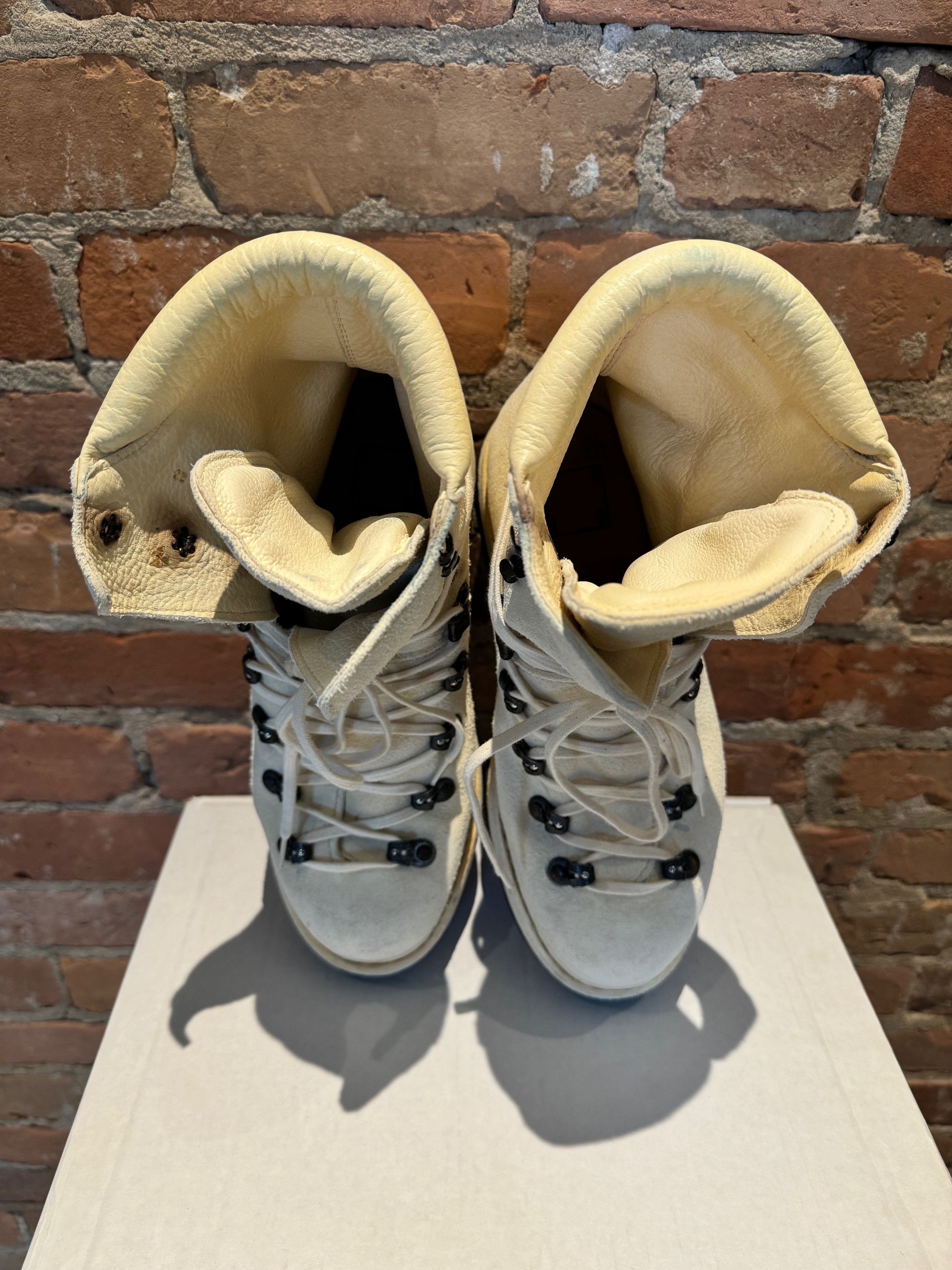 Guidi Guidi 20 "Mountain" Boots in Off-White Suede Size US 8 / EU 41 - 5 Thumbnail