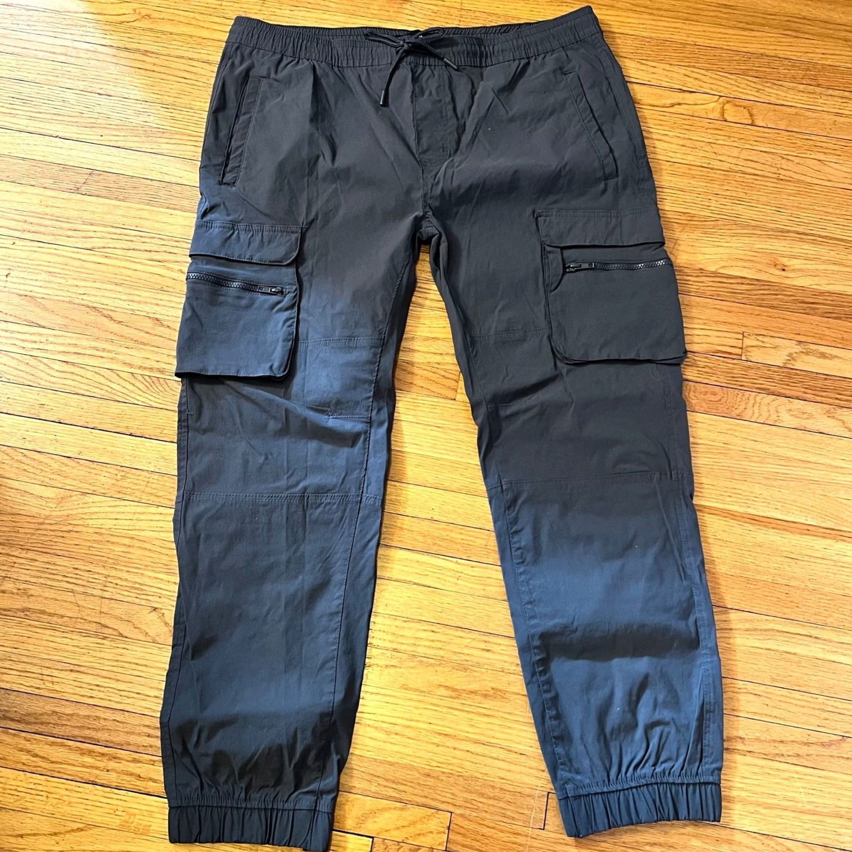 Akademiks Akademiks Hiking Pants Mens XXL Gray Nylon Ankle Jogger Performance Mens 2XL Jogger Pants Gray Nylon Ankle Hiking Pants Size US 39 - 2 Thumbnail