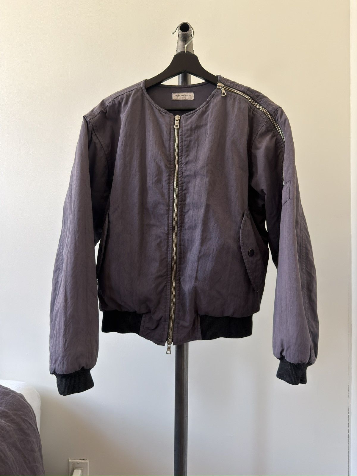 Dries Van Noten FW14 Shoulder-Zip Bomber Size US S / EU 44-46 / 1 - 1 Thumbnail