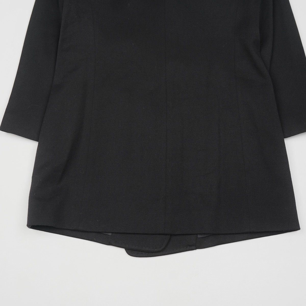 Ann Demeulemeester Ann Demeulemeester Wool Black Coat Jacket Kimono Vintage Size S / US 4 / IT 40 - 22 Thumbnail